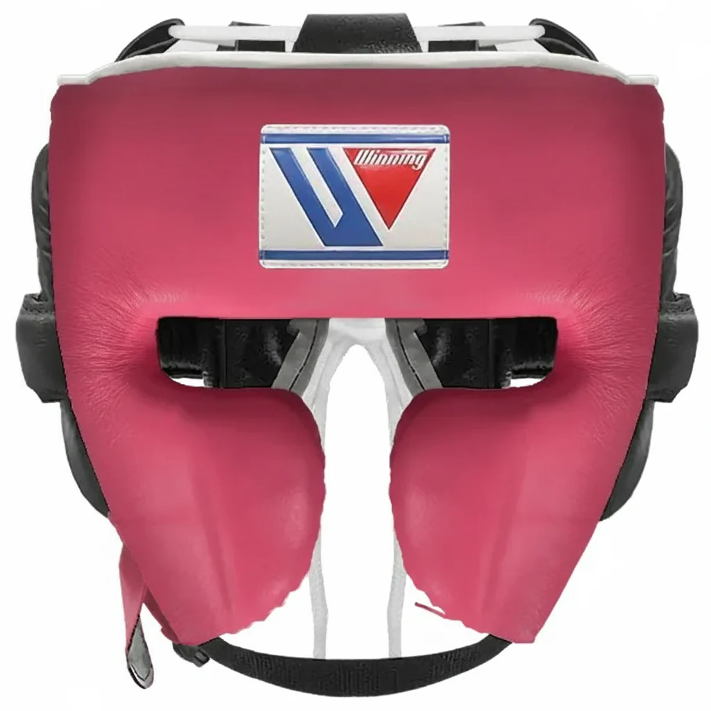 Winning Cheek Protector Headgear - Dark Pink · Black