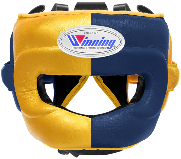 Winning Full Face Headgear - Gold · Navy