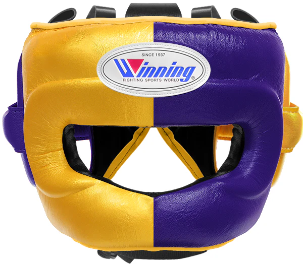 Winning Full Face Headgear - Gold · Purple