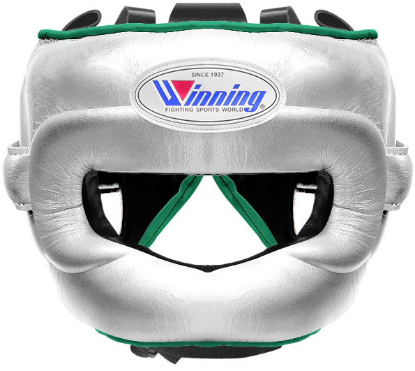 Winning Full Face Headgear - Silver · Green