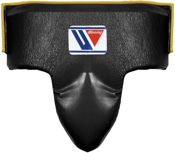 Winning High Cut Groin Protector - Black · Gold