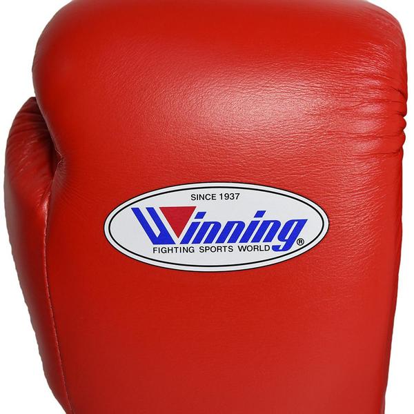 Winning Lace-up Boxing Gloves - Red - Image 4