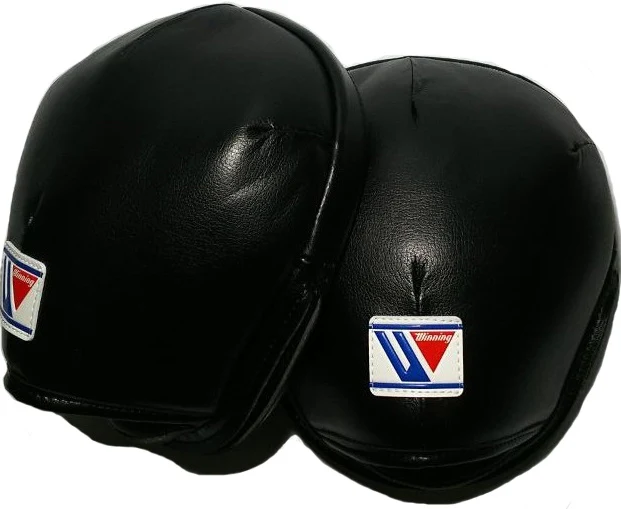 Winning Oval Curved Punch Mitts - Black - Image 2