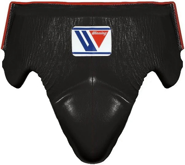 Winning Standard Cut Groin Protector - Black · Red