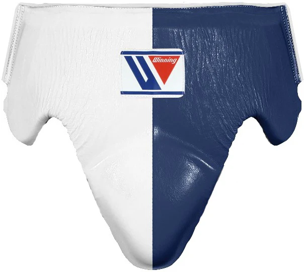 Winning Standard Cut Groin Protector - White ยท Navy